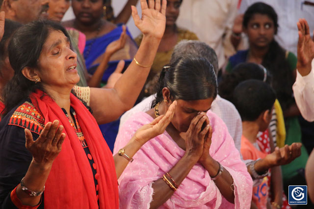 Hundreds gathered to the One Day Fasting Prayer for Prayer Requests organised by Grace Ministry at it's Prayer Center in Balmatta here on Friday, Nov 09, 2018. 